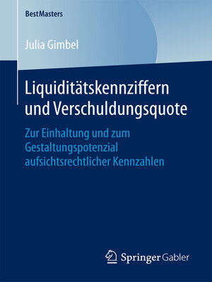 cover image of Liquiditätskennziffern und Verschuldungsquote